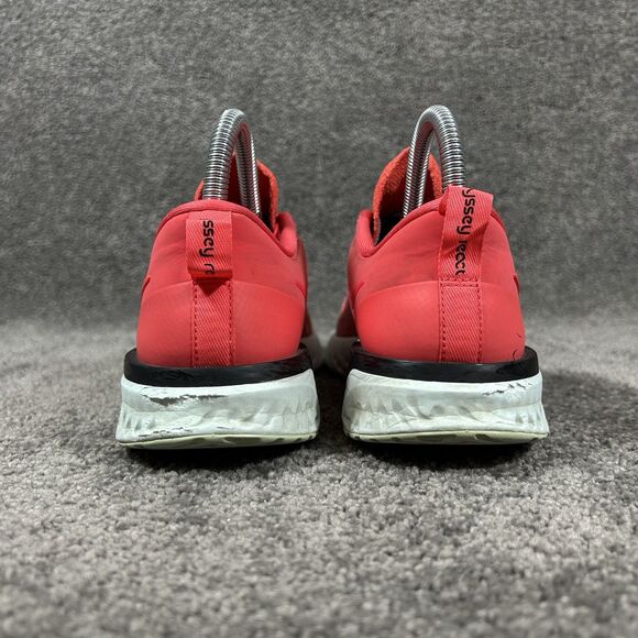 Nike Odyssey React 2 Flyknit AH1016-800 Women’s Size 7 Ember Glow Running Shoes - Picture 6 of 11